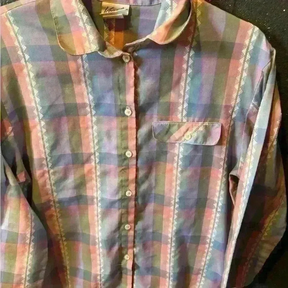 Women’s Koret Button Down Long Sleeve Shirt light weight Size 12 - Picture 3 of 6